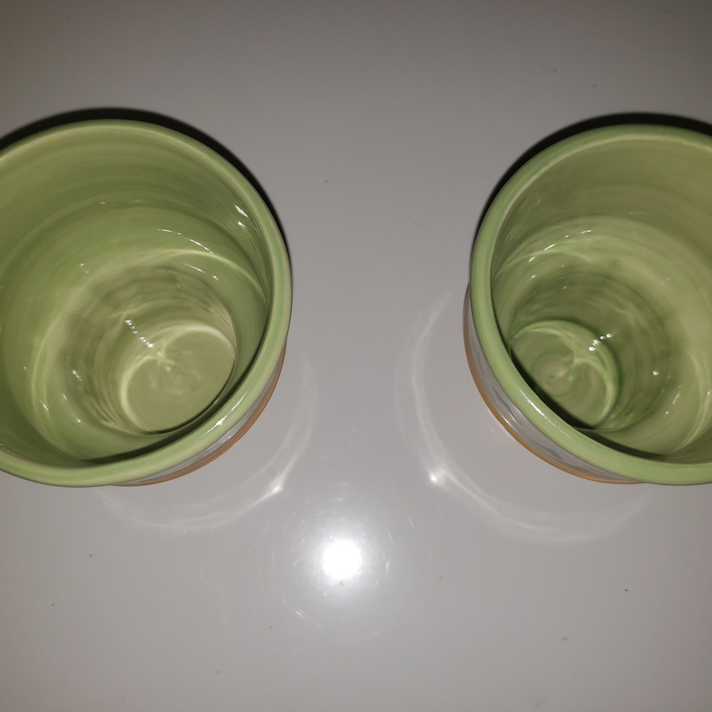 Pfaltzgraff Pistoulet Ice Cream Cone Dessert Cup Set of 2 Jana Kolpen - Picture 2 of 5